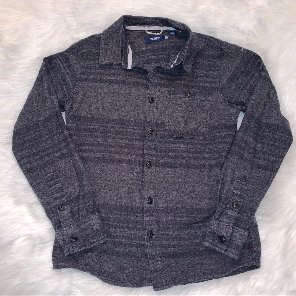 Univibe Boy’s Grey Cotton Flannel Size S